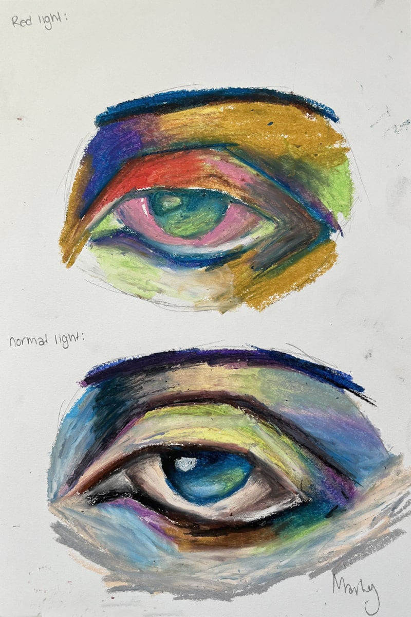 Eye Study in color.